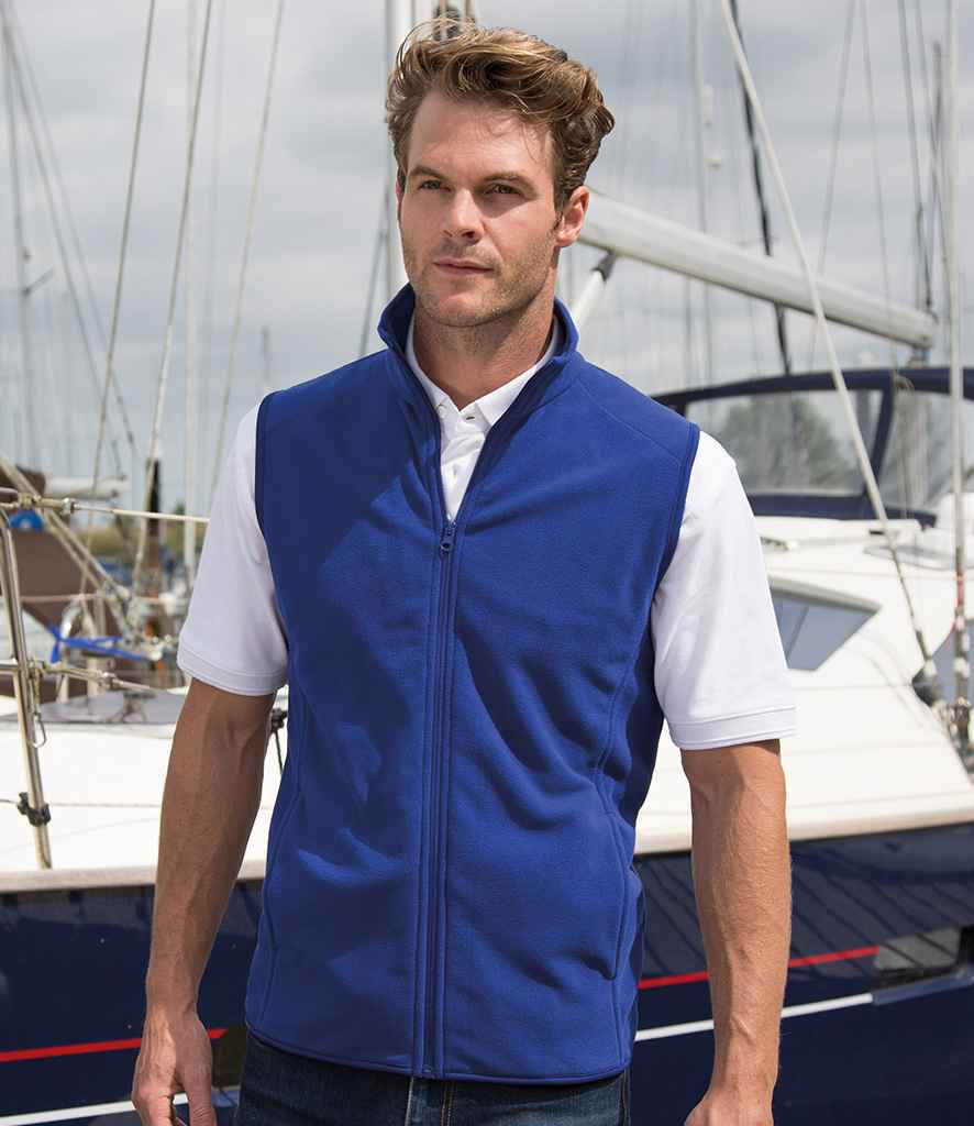 Result Core Micro Fleece Gilet | Royal Blue - Lancashire Teamwear