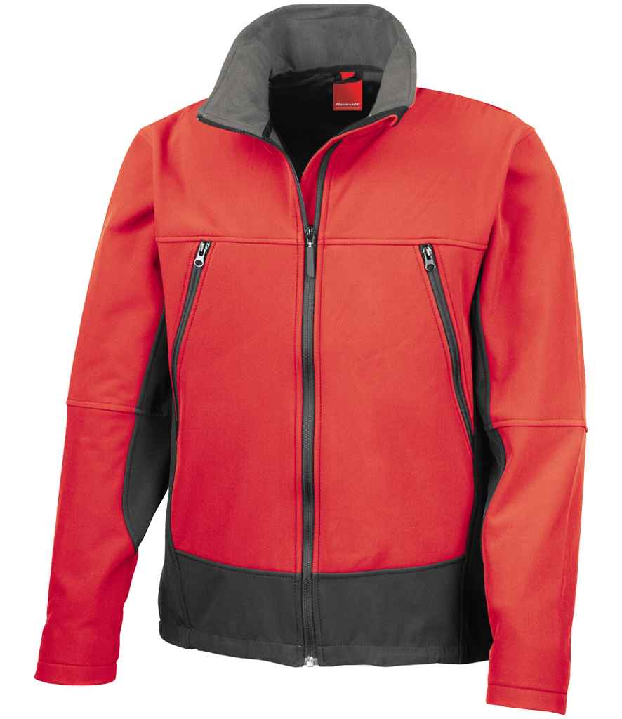 Result Soft Shell Activity Jacket | Red - Lancashire Teamwear