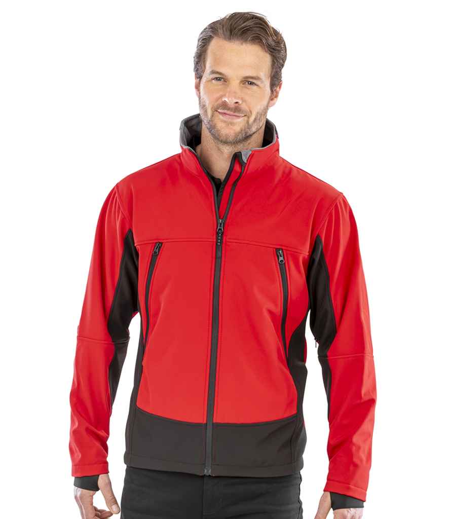 Result Soft Shell Activity Jacket | Red - Lancashire Teamwear