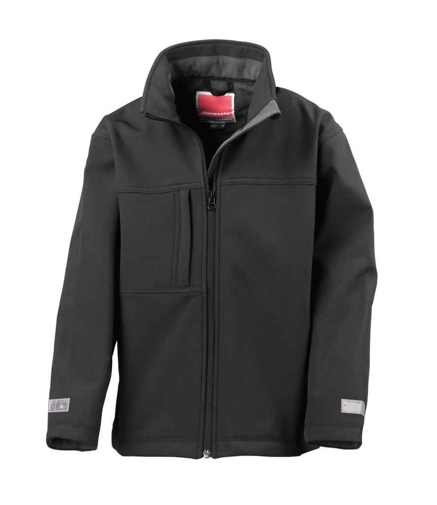 Result Kids Classic Soft Shell Jacket Black