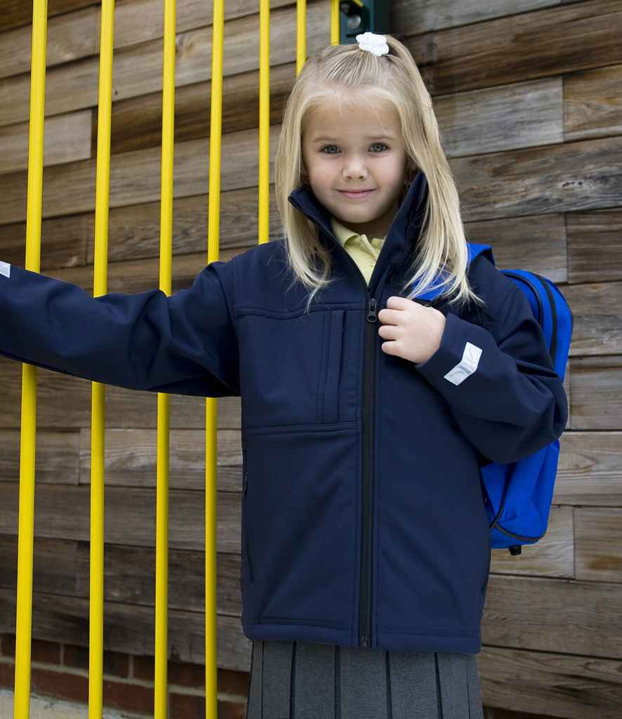 Result Kids Classic Soft Shell Jacket | Navy - Lancashire Teamwear