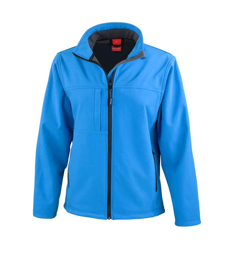 Result Ladies Classic Soft Shell Jacket | Azure - Lancashire Teamwear
