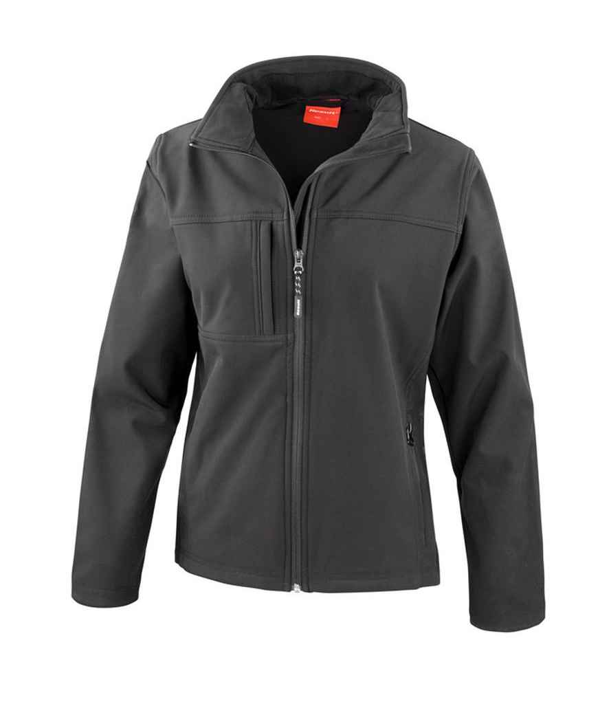 Result Ladies Classic Soft Shell Jacket | Black - Lancashire Teamwear