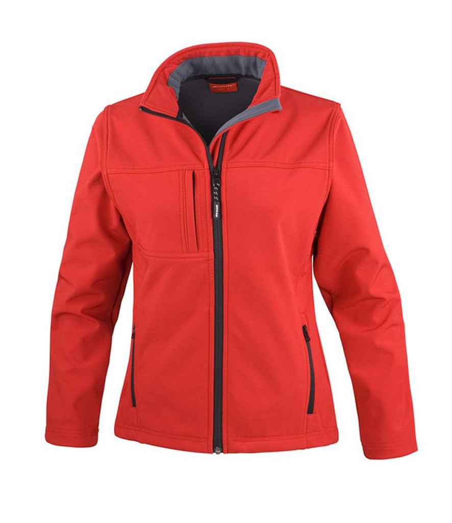 Result Ladies Classic Soft Shell Jacket | Red - Lancashire Teamwear