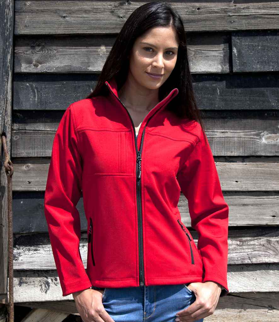 Result Ladies Classic Soft Shell Jacket | Red - Lancashire Teamwear