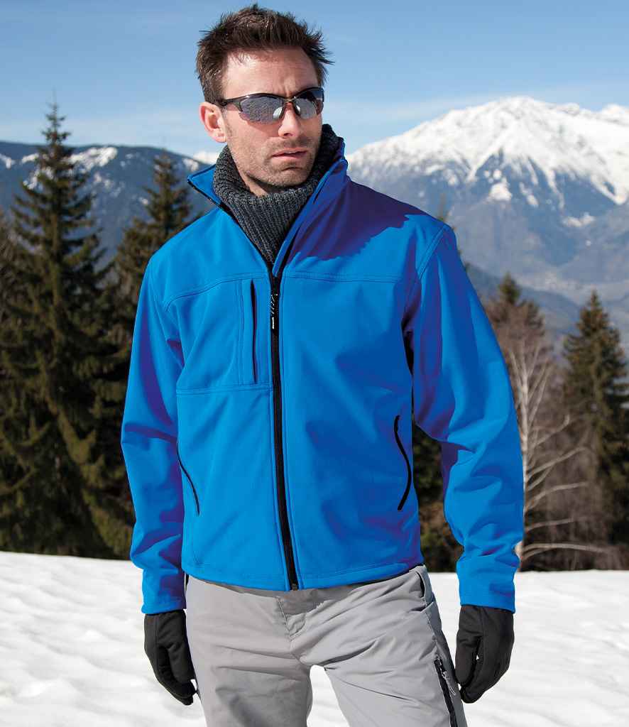Result Classic Soft Shell Jacket | Azure - Lancashire Teamwear