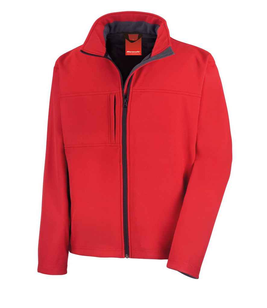 Result Classic Soft Shell Jacket | Red - Lancashire Teamwear
