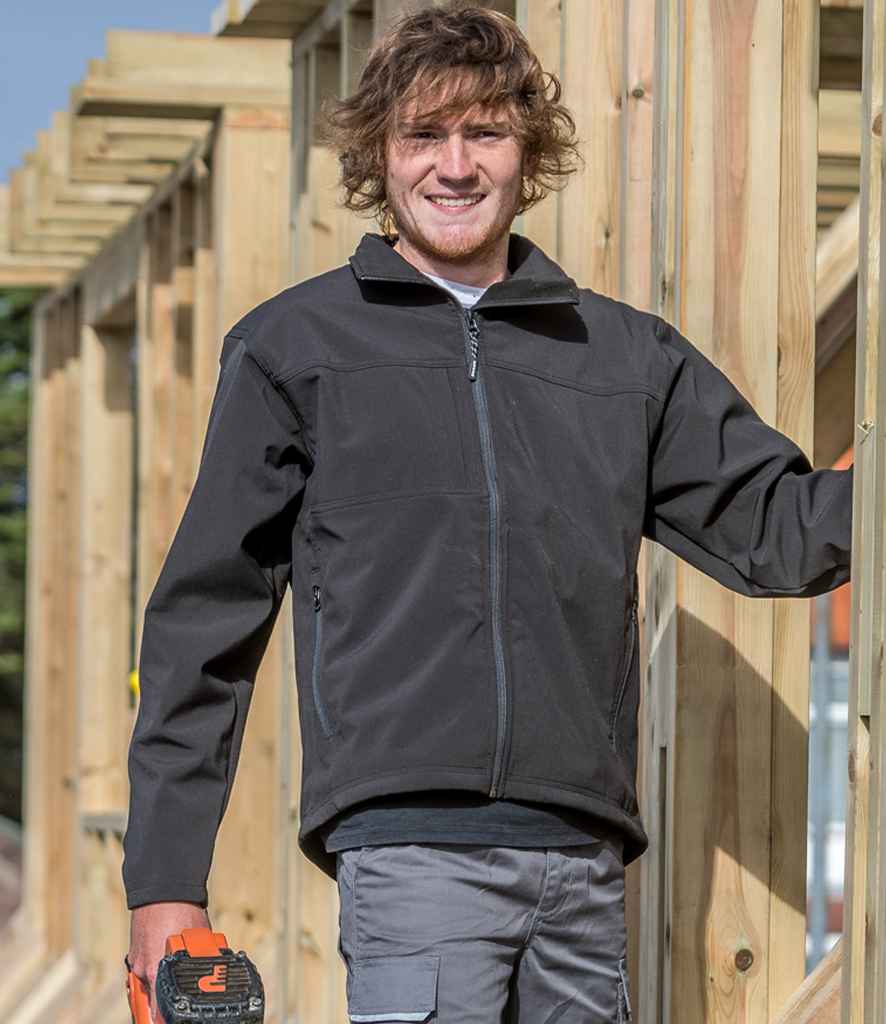 Result Classic Soft Shell Jacket | Workguard Grey - Lancashire Teamwear
