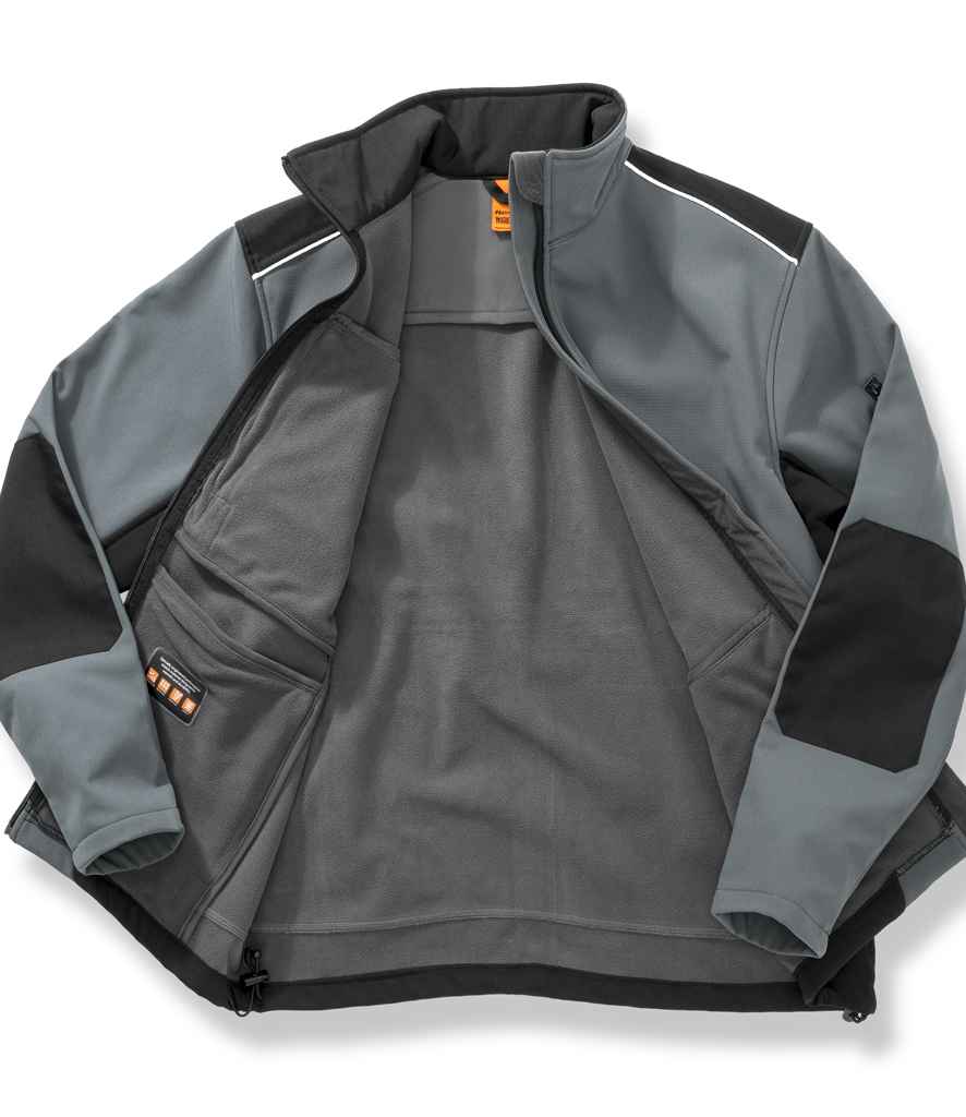 Result Work-Guard Ripstop Soft Shell Jacket | Grey/Black - Lancashire Teamwear