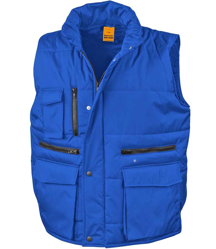 Result Work-Guard Lance Bodywarmer | Royal Blue Gilet - Lancashire Teamwear