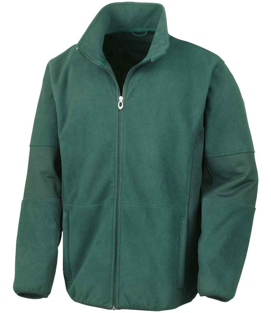 Result Osaka Combed Pile Soft Shell Jacket | Forest Green - Lancashire Teamwear