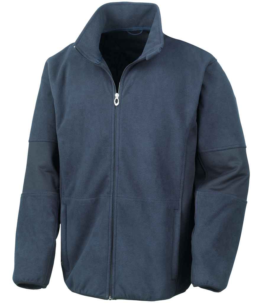 Result Osaka Combed Pile Soft Shell Jacket | Navy - Lancashire Teamwear