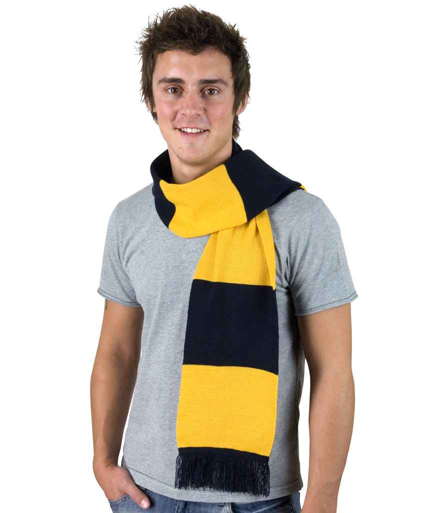 Result Team Scarf | Black/Gold - Result Winter Essentials - Lancashire Teamwear