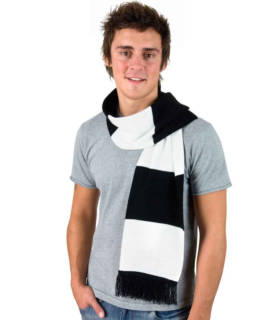 Result Team Scarf | Black/White - Result Winter Essentials - Lancashire Teamwear