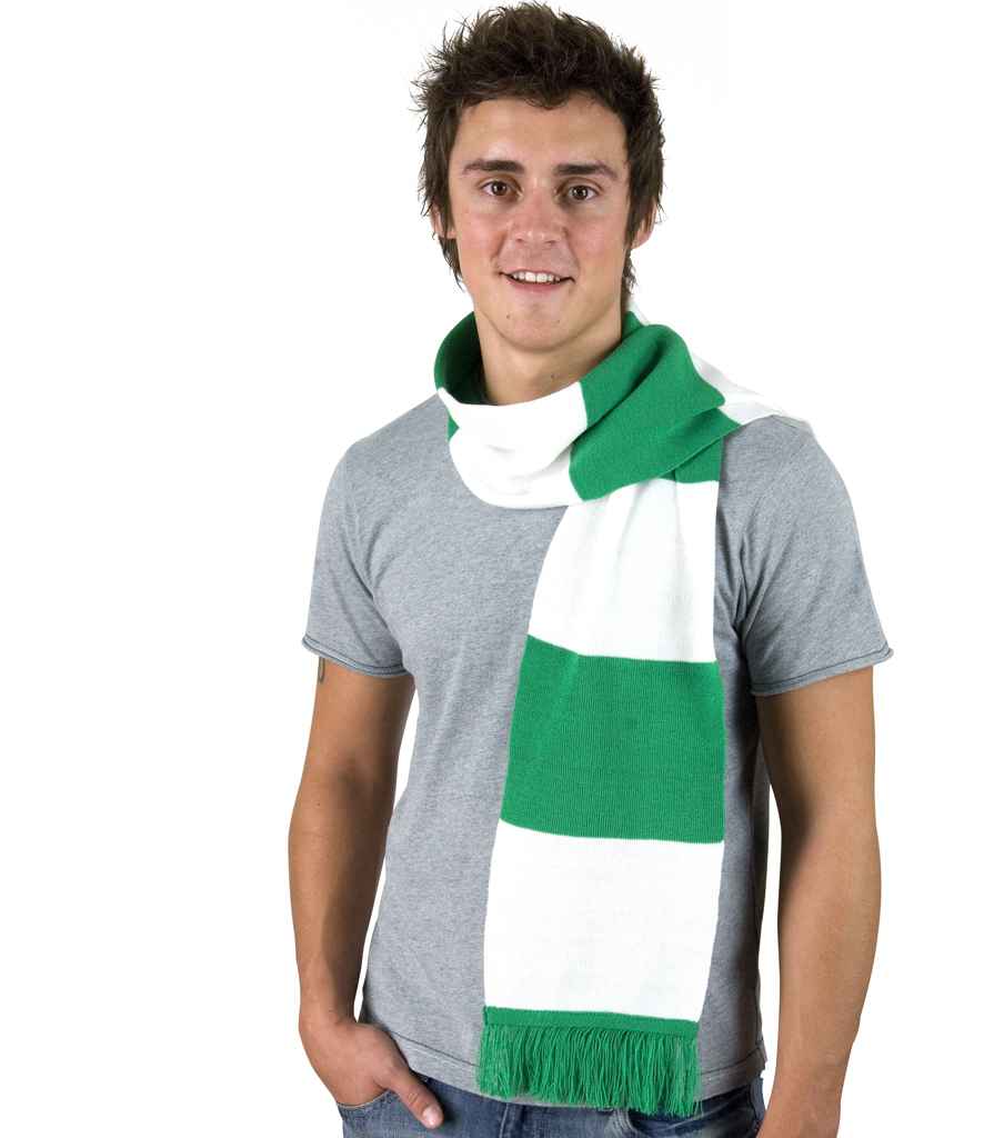 Result Team Scarf | Kelly Green/White - Result Winter Essentials - Lancashire Teamwear