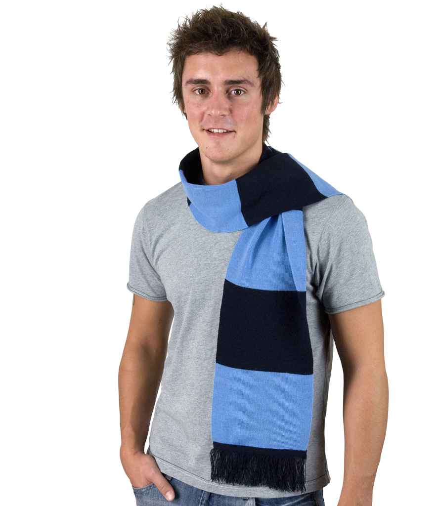 Result Team Scarf | Navy/Sky Blue - Result Winter Essentials - Lancashire Teamwear