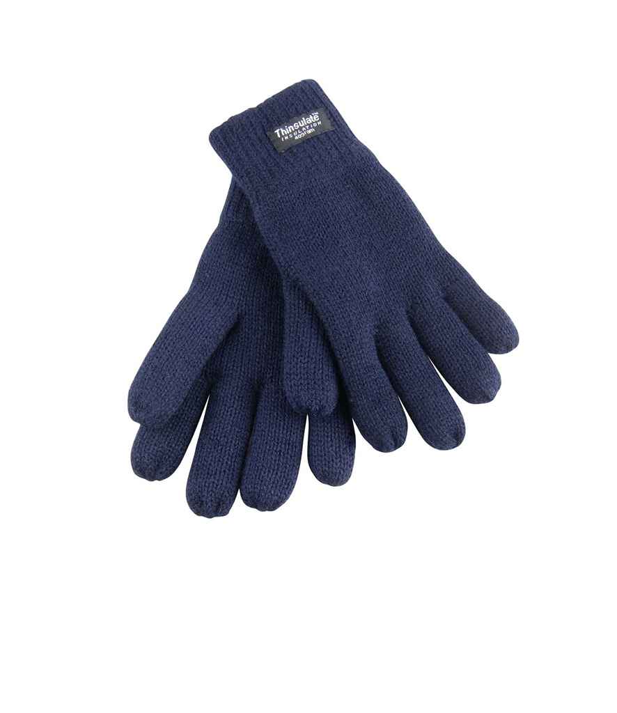 Result Kids Lined Thinsulate™ Gloves | Navy - Result Winter Essentials - Lancashire Teamwear