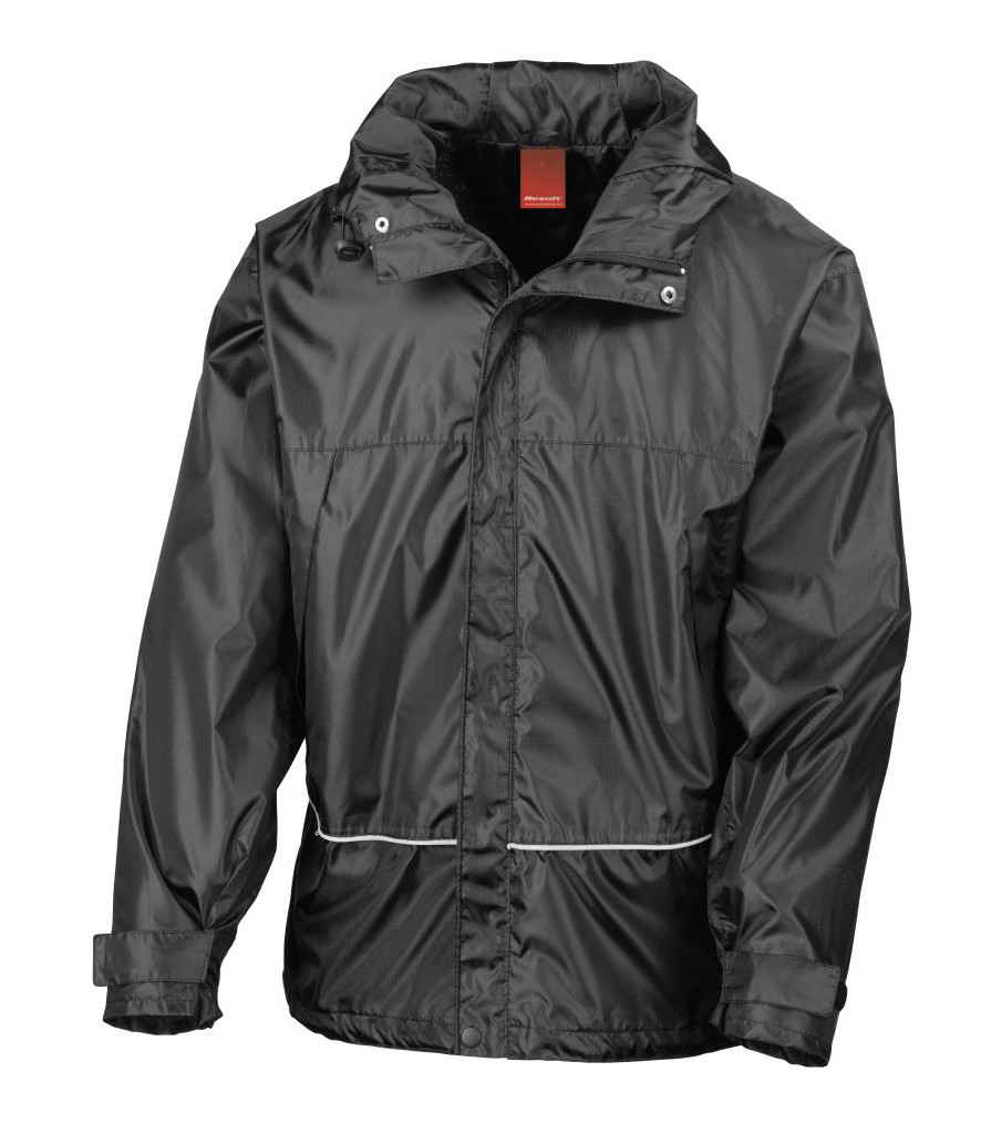 Result Waterproof 2000 Ripstop Team Jacket | Black - Lancashire Teamwear