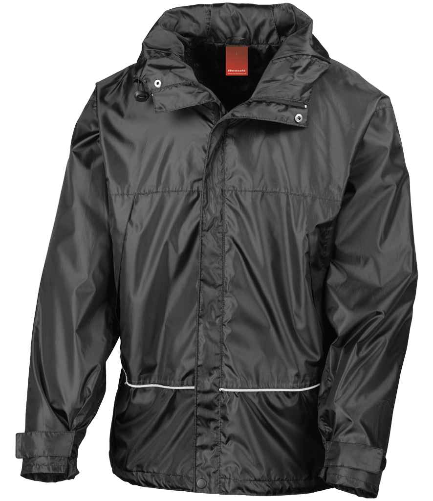 Result Waterproof 2000 Ripstop Team Jacket | Black - Lancashire Teamwear