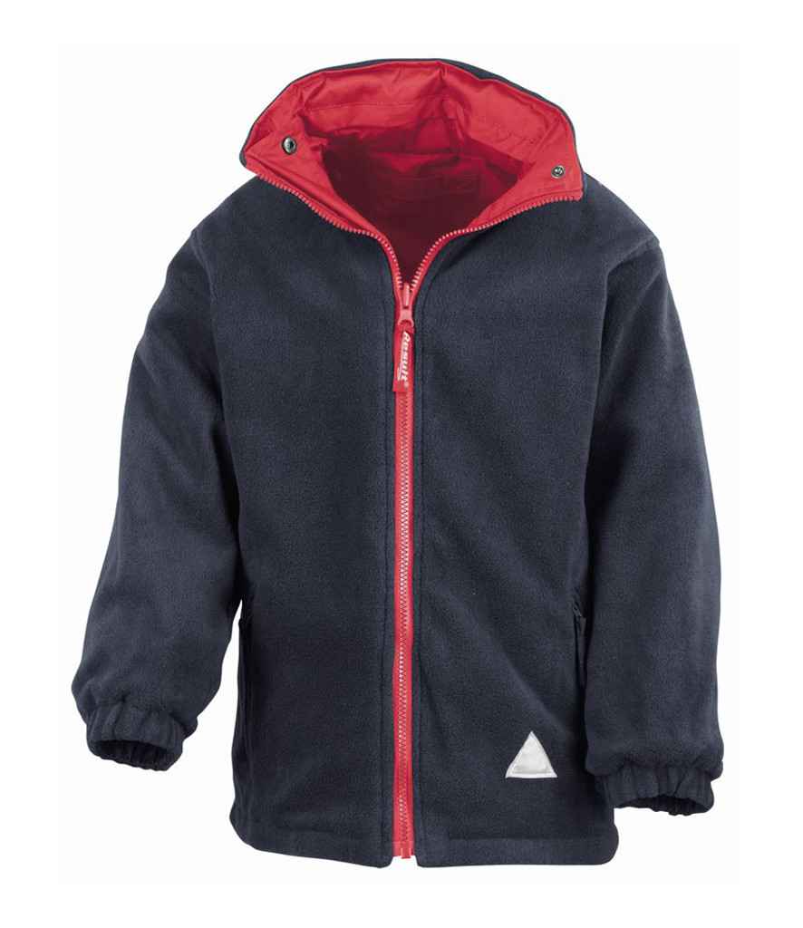 Result Kids/Youths Fleece Lined StormDri 4000 Jacket | Red/Navy - Lancashire Teamwear