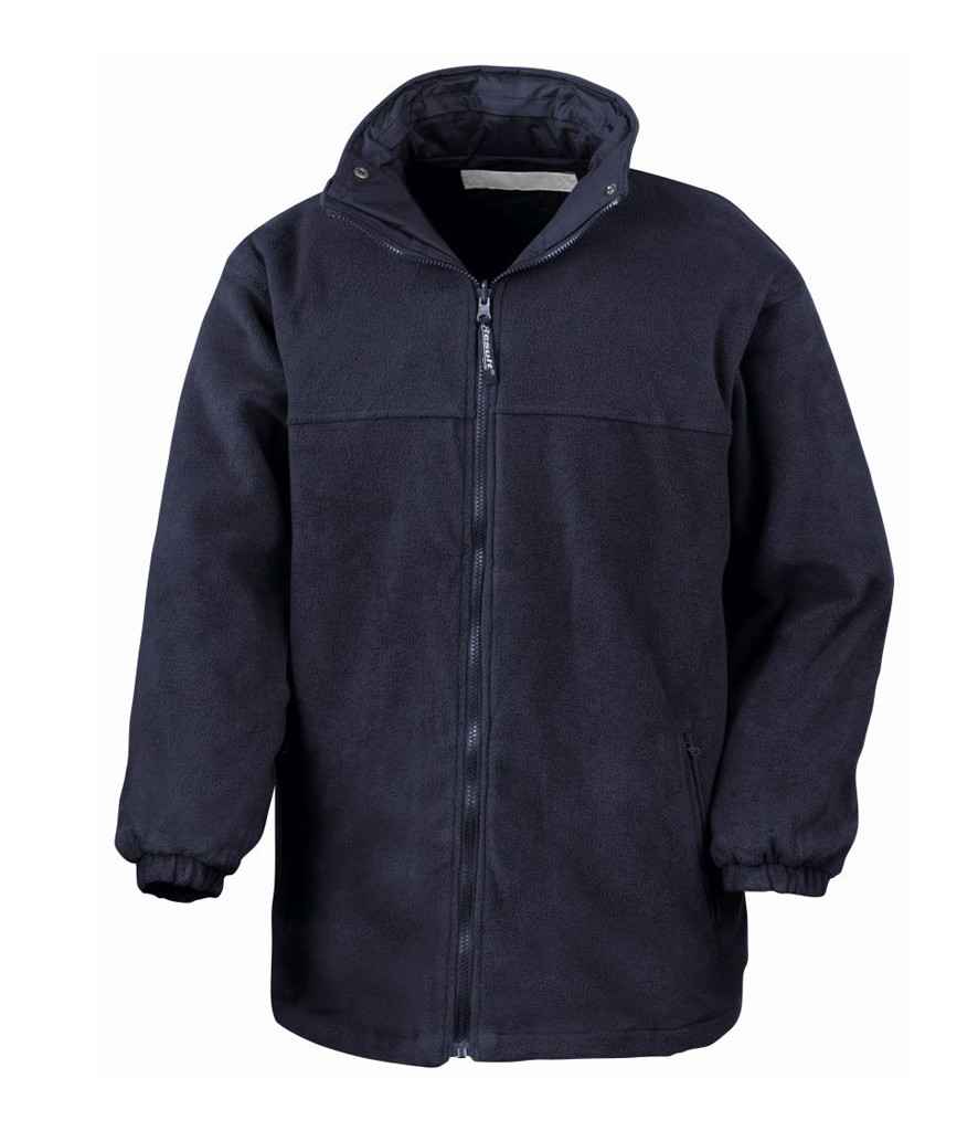 Result Fleece Lined StormDri 4000 Waterproof Jacket | Navy/Navy - Lancashire Teamwear