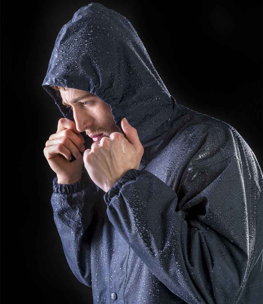 Result Fleece Lined StormDri 4000 Waterproof Jacket | Navy/Navy - Lancashire Teamwear