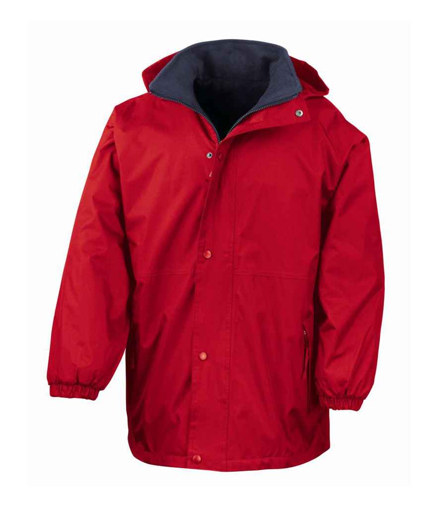 Result Fleece Lined StormDri 4000 Waterproof Jacket Red/Navy