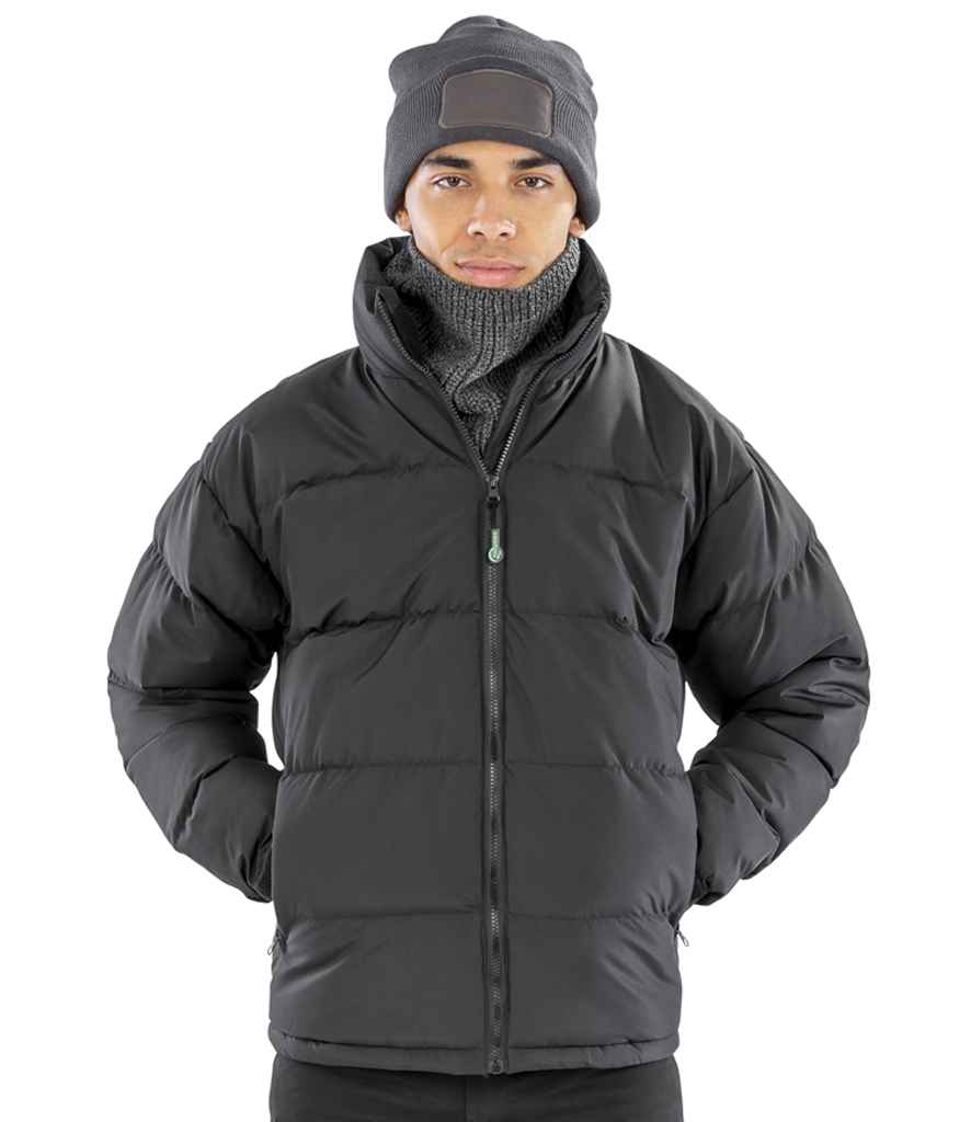 Result Urban Holkham Down Feel Jacket | Black - Lancashire Teamwear