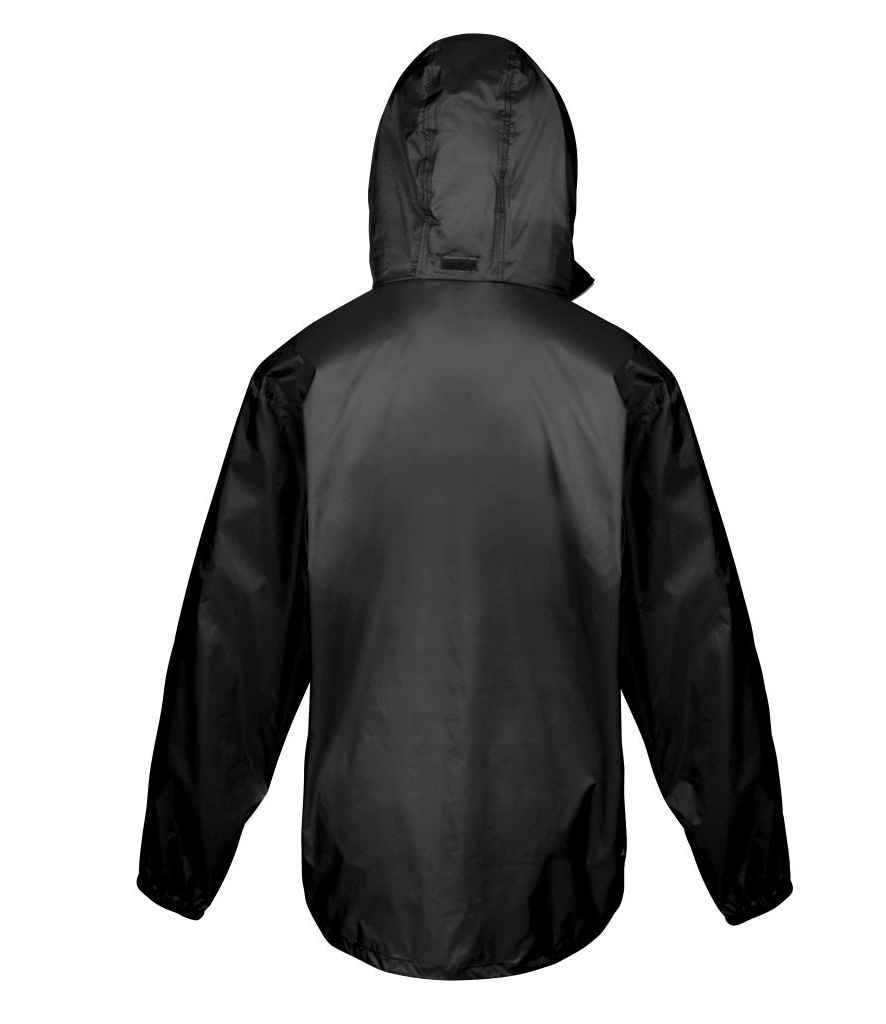 Result Urban HDi Quest Stowable Jacket | Black/Orange - Lancashire Teamwear