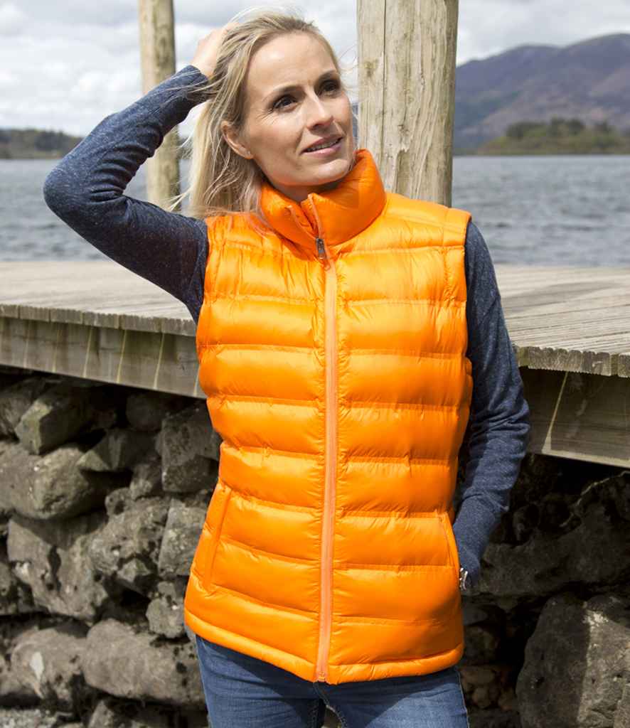 Result Urban Ladies Ice Bird Padded Gilet | Orange - Lancashire Teamwear