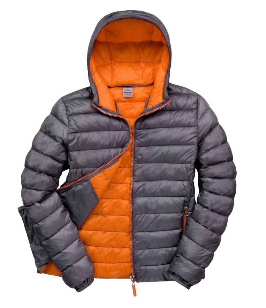 Result Urban Snow Bird Padded Jacket | Grey/Orange - Lancashire Teamwear
