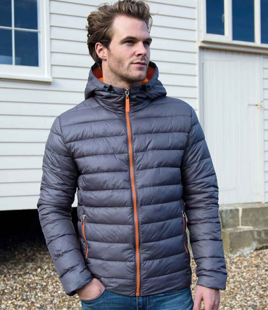 Result Urban Snow Bird Padded Jacket | Grey/Orange - Lancashire Teamwear