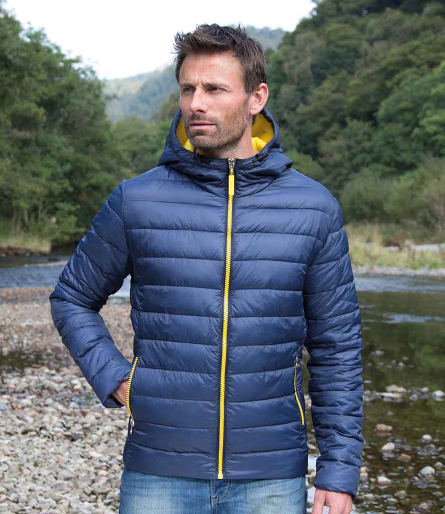 Result Urban Snow Bird Padded Jacket | Navy/Yellow - Lancashire Teamwear