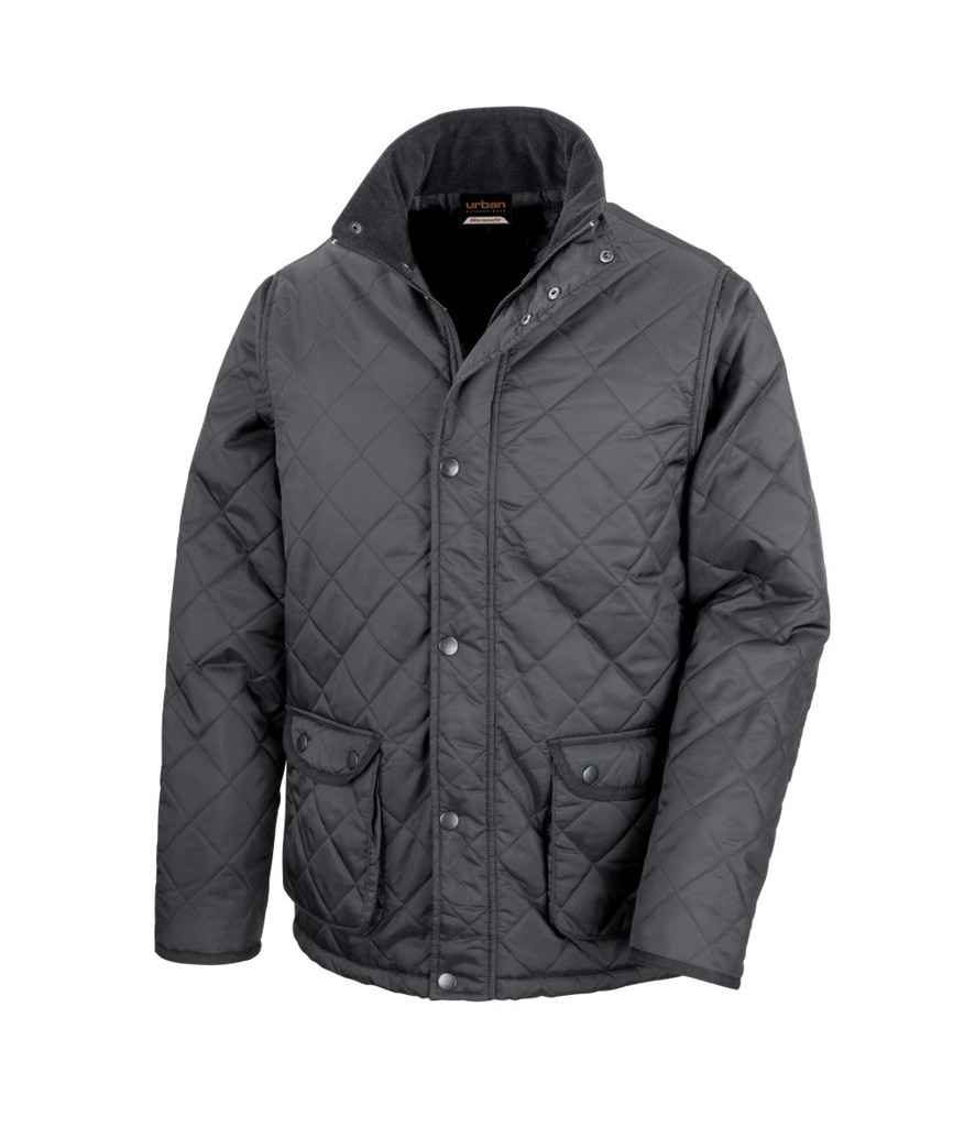 Result Urban Cheltenham Jacket | Black - Lancashire Teamwear
