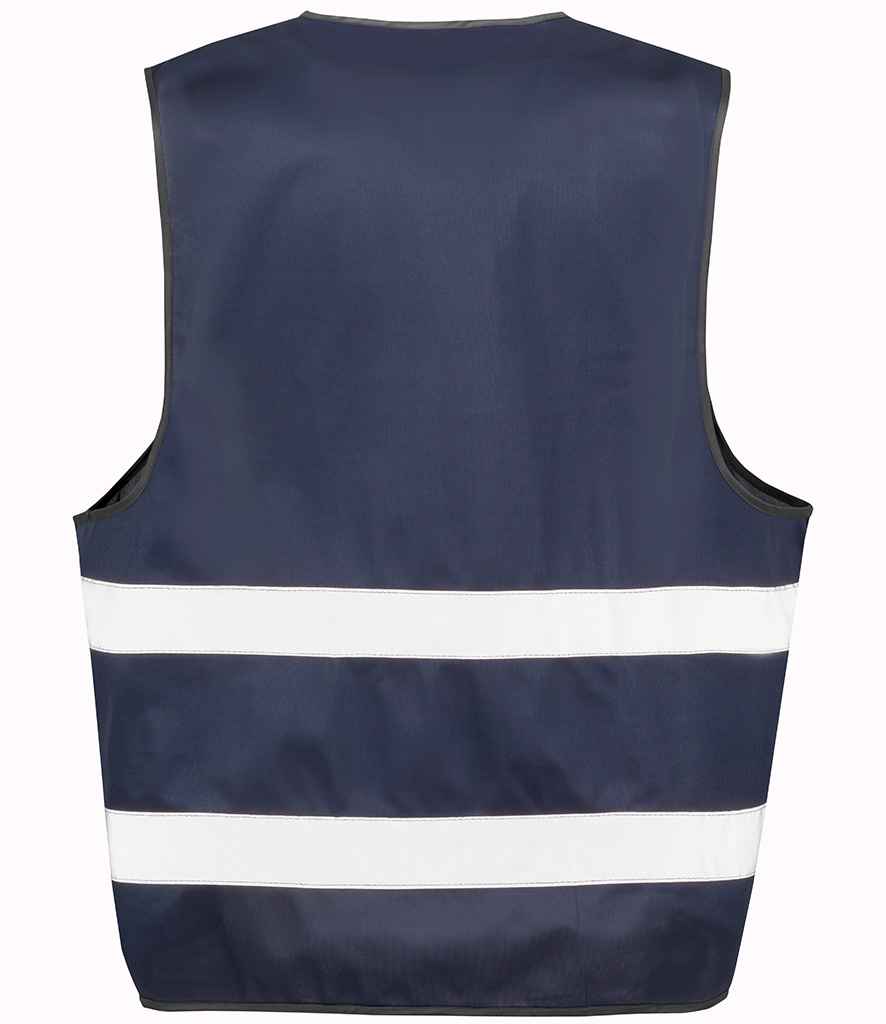 Result Core Enhanced Vis Vest | Navy Waistcoat - Lancashire Teamwear