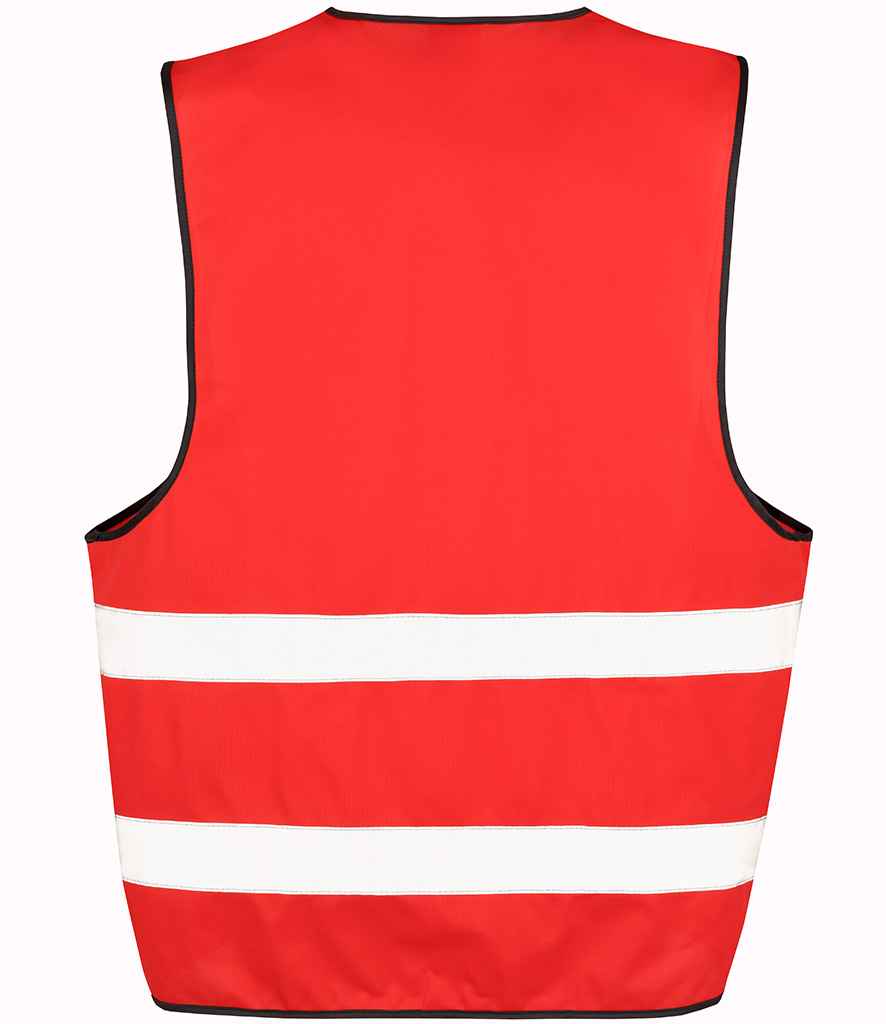 Result Core Enhanced Vis Vest | Red Waistcoat - Lancashire Teamwear