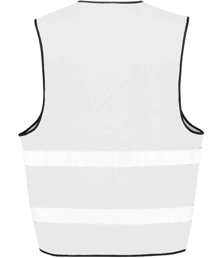 Result Core Enhanced Vis Vest | White Waistcoat - Lancashire Teamwear
