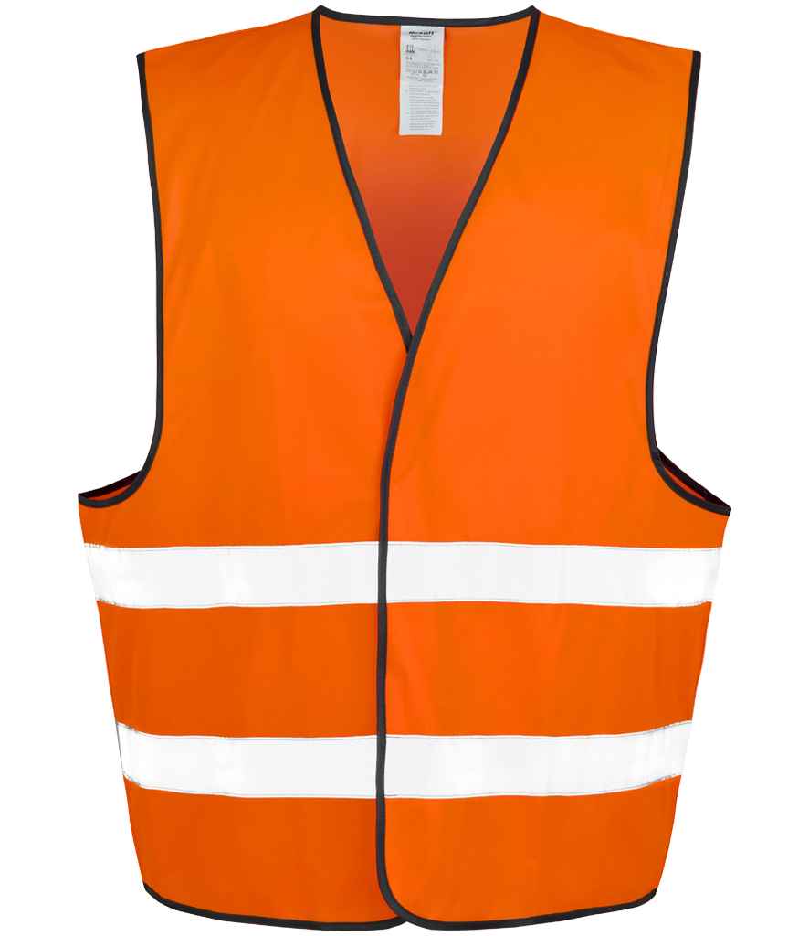 Result Core Motorist Hi-Vis Vest Fluorescent Orange