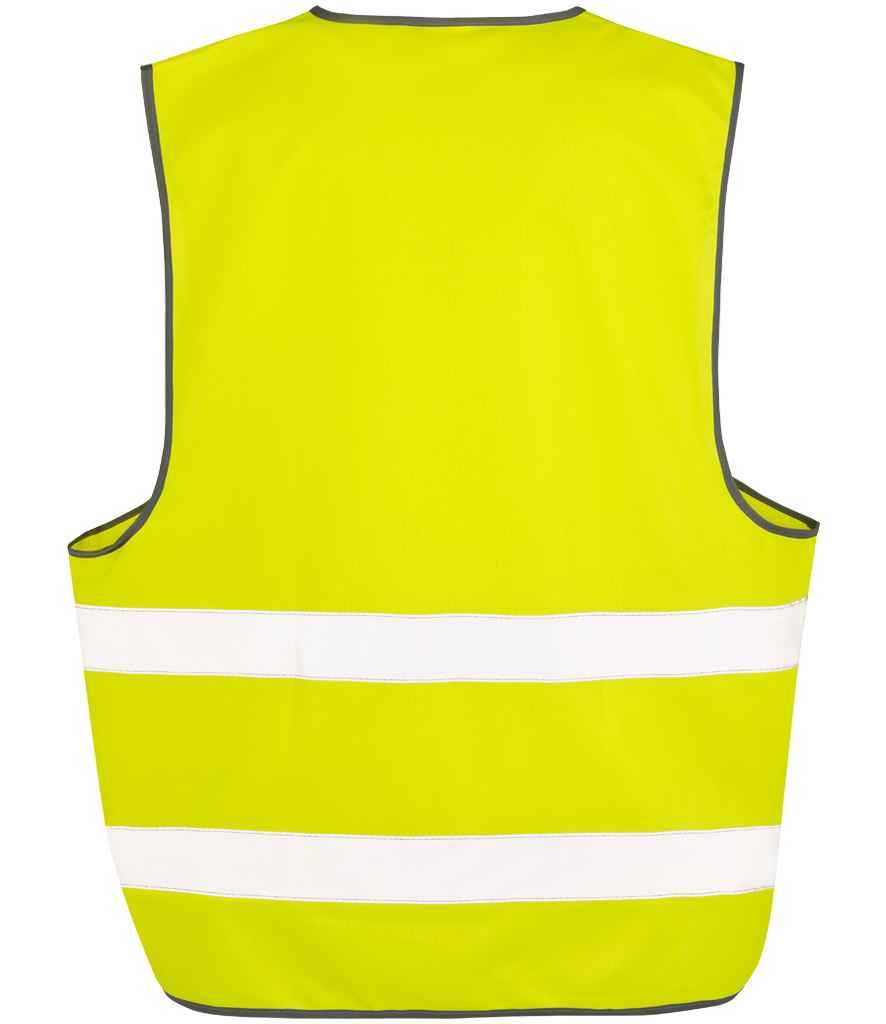Result Core Motorist Hi-Vis Vest | Fluorescent Yellow Waistcoat - Lancashire Teamwear