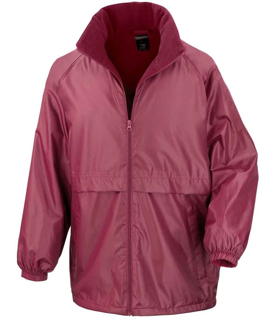 Result Core Micro Fleece Lined Jacket | Burgundy - Lancashire Teamwear