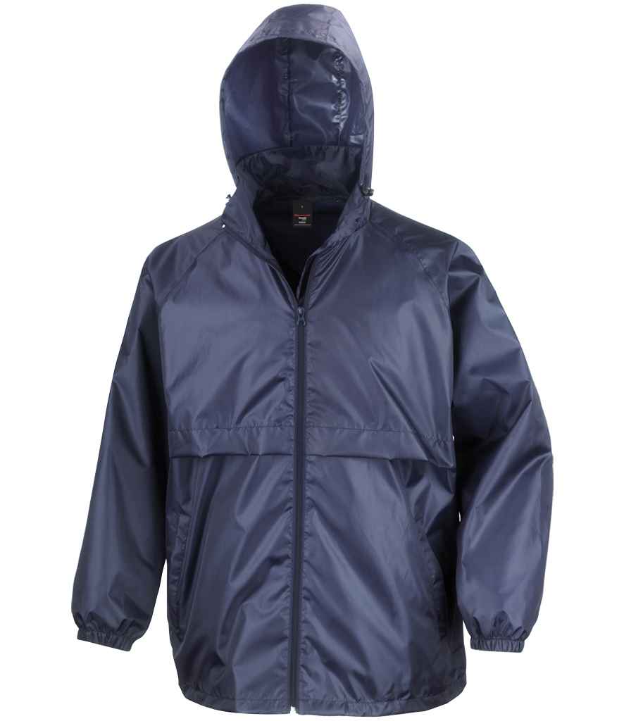 Result Core Lightweight Lined Waterproof Jacket | Navy - Lancashire Teamwear