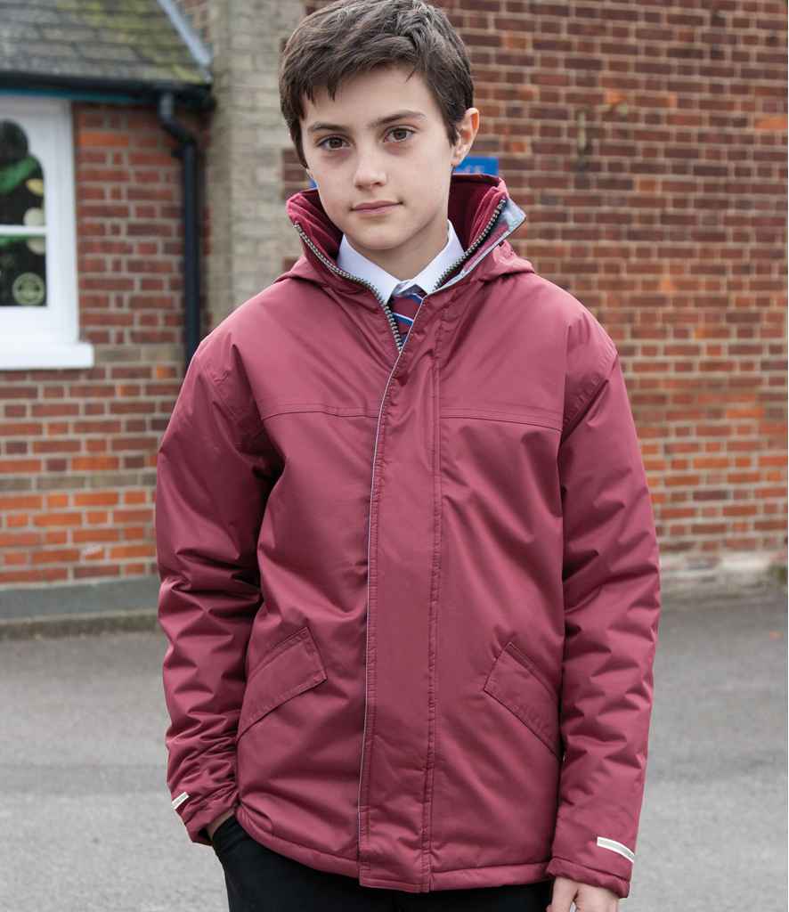 Result Core Kids Winter Parka Jacket | Burgundy - Lancashire Teamwear