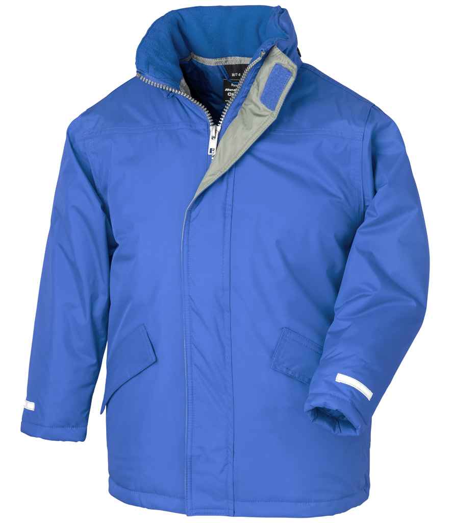 Result Core Kids Winter Parka Jacket | Royal Blue - Lancashire Teamwear