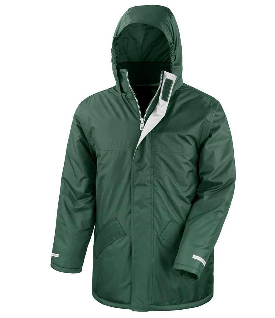 Result Core Winter Parka Jacket | Bottle Green - Lancashire Teamwear