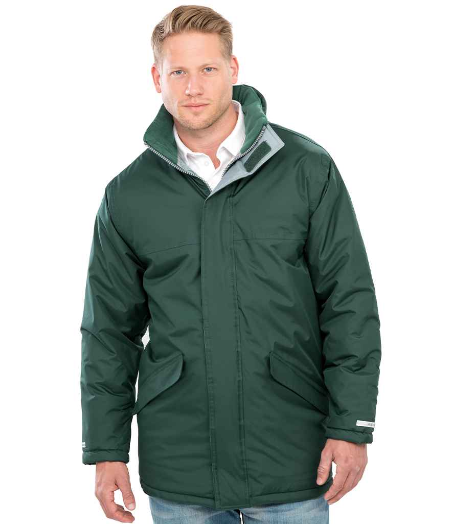 Result Core Winter Parka Jacket | Bottle Green - Lancashire Teamwear