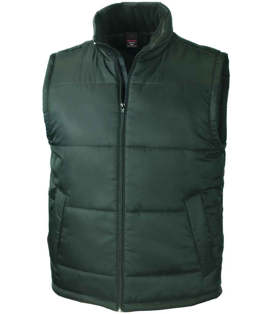 Result Core Padded Bodywarmer Bottle Green