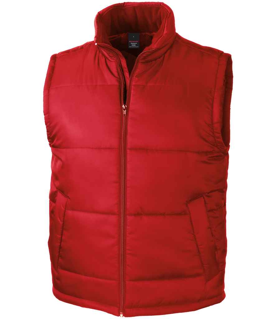 Result Core Padded Bodywarmer Red