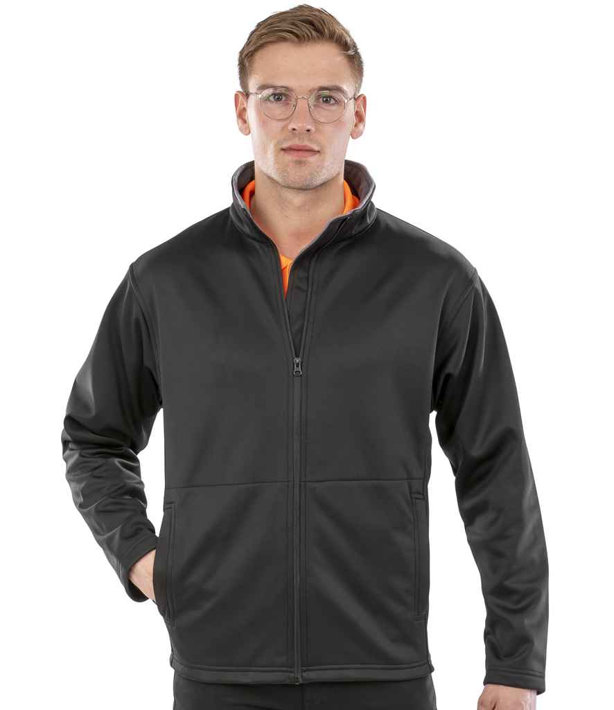 Result Core Soft Shell Jacket | Black - Lancashire Teamwear