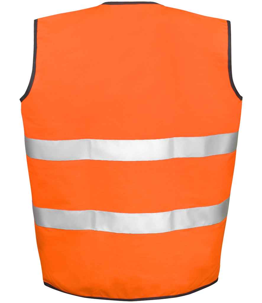 Result Safe-Guard Motorist Hi-Vis Safety Vest | Orange Waistcoat - Lancashire Teamwear