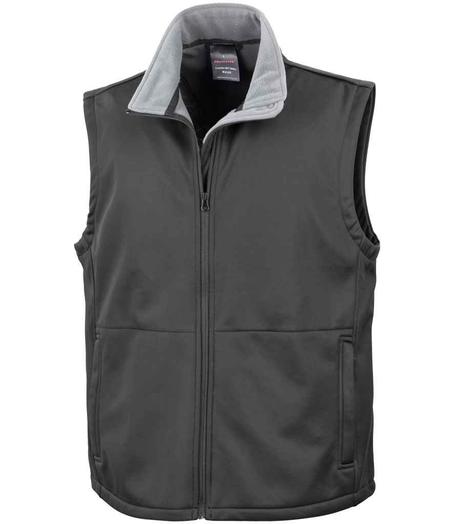 Result Core Soft Shell Bodywarmer Black